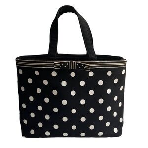 White House Black Market Polka Dot Tote Bag